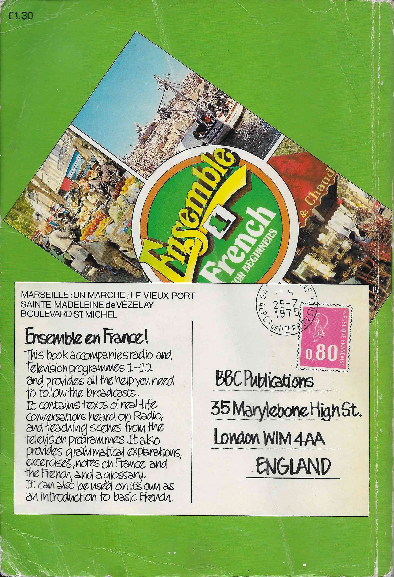 Back cover of ISBN 0 563 10959 9